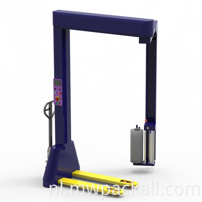 Volledig automatische vorkheftruck Rotary Wraping Packing Machine, Forklift Stretch Wrapper Machine